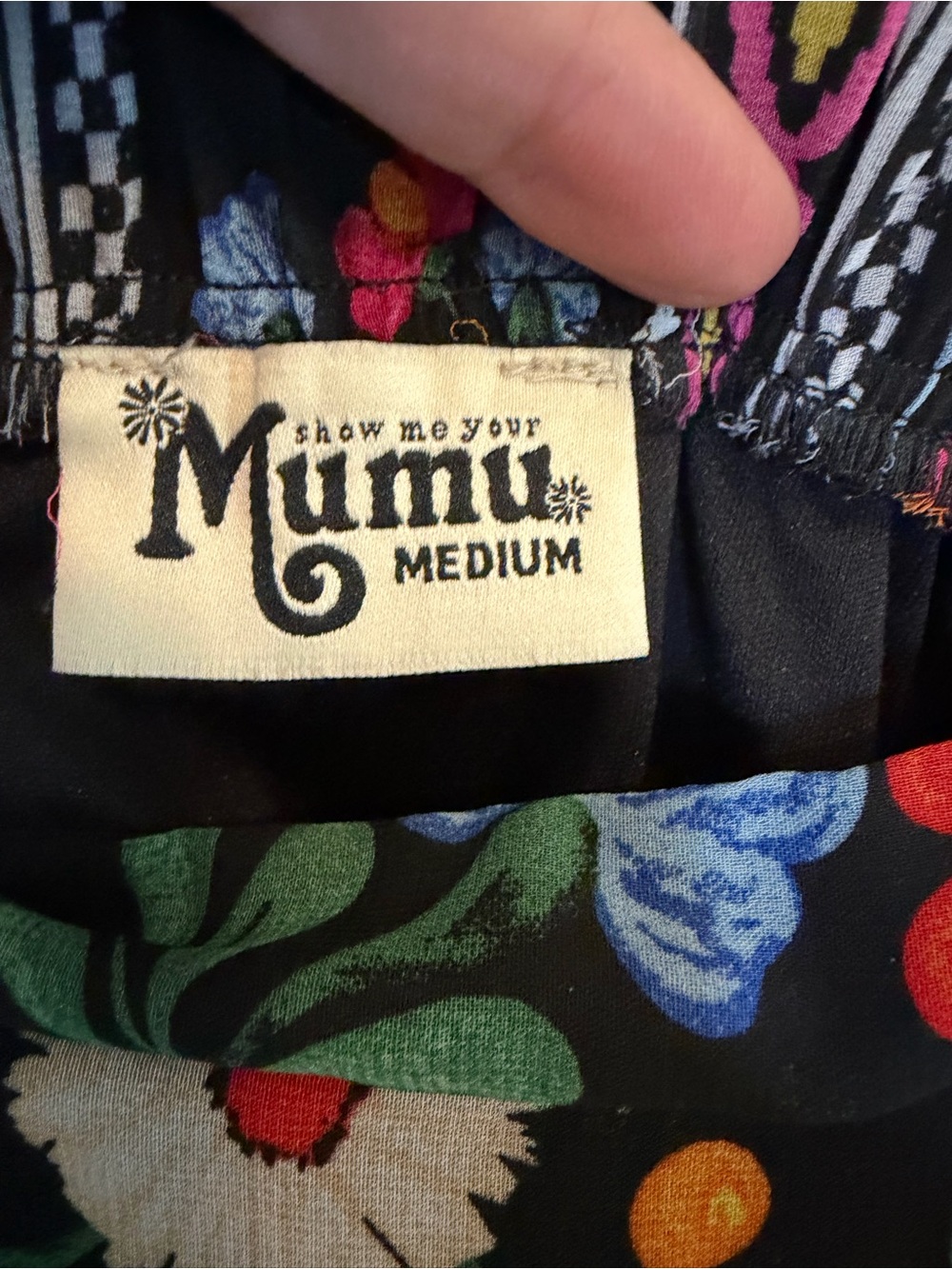Show Me Your MuMu Black Floral Maxi Skirt with Multicolor Print - Picture 4 of 6